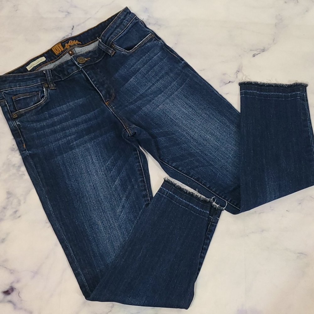 KUT from the Kloth Emma Ankle Straight Leg Jeans - 6 - Picture 3 of 10